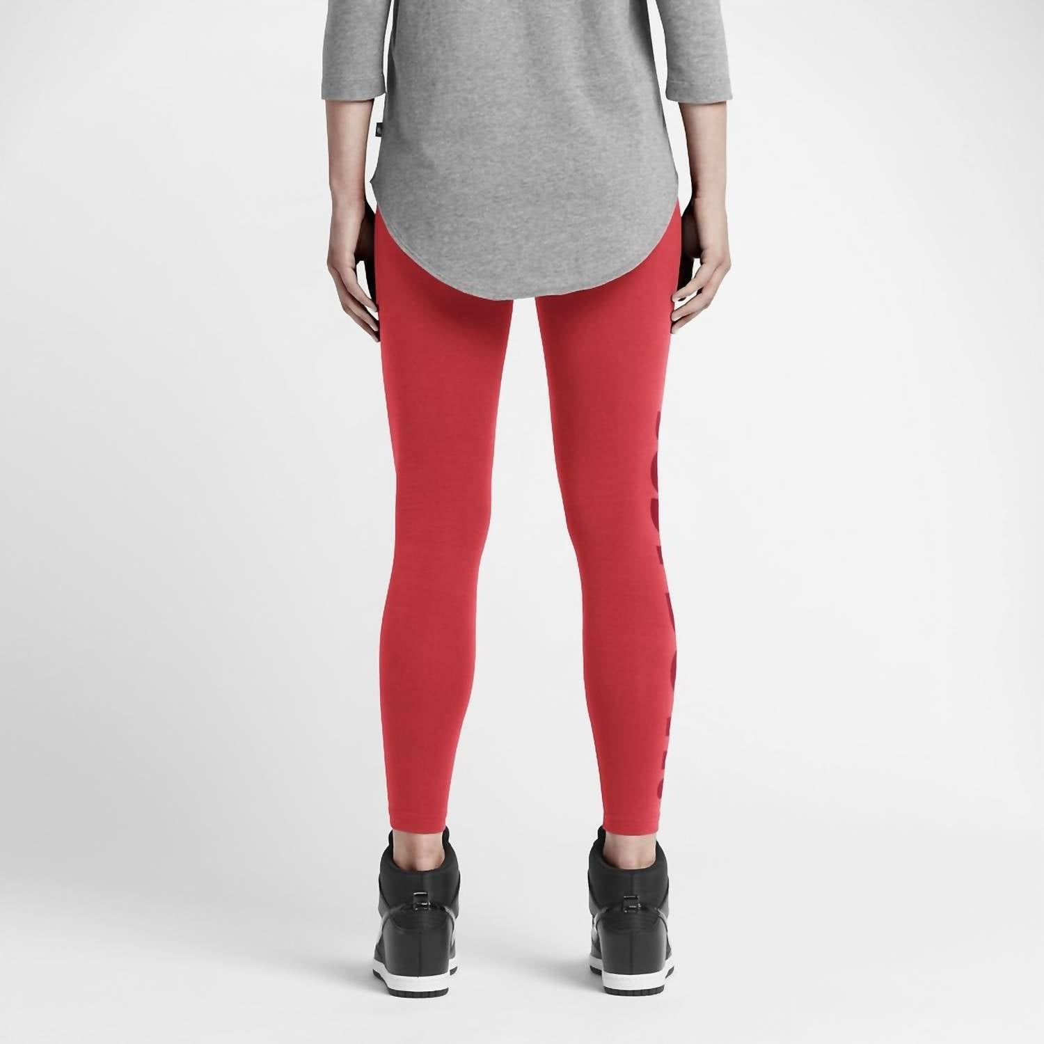 Leggings de mujer color rojo