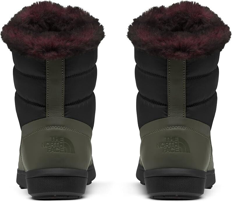 Botas de mujer impermeables color verde y taupe