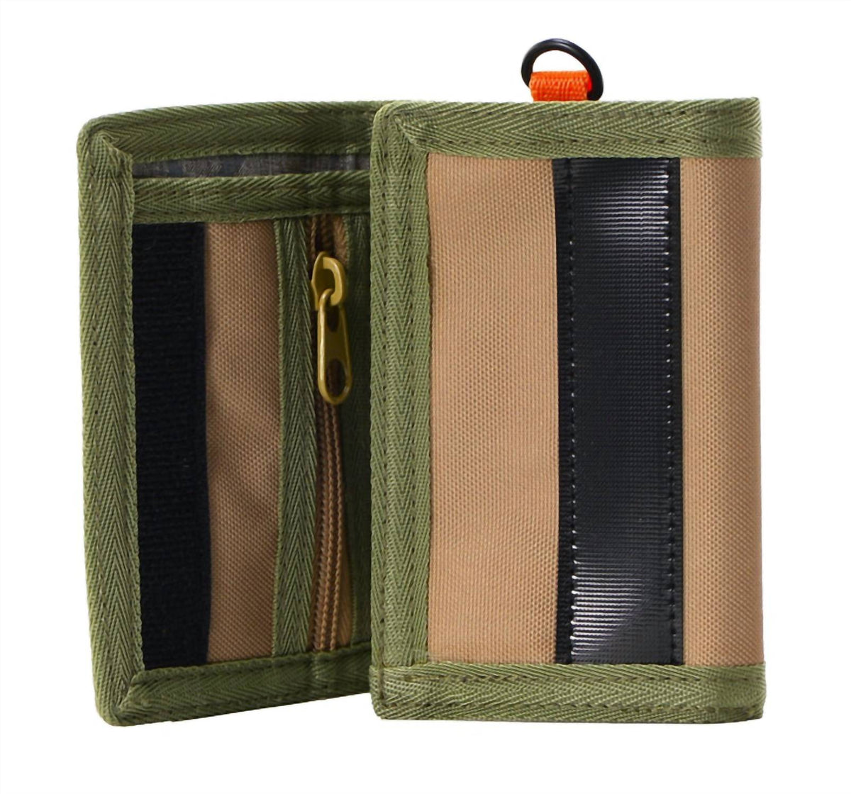 Billetera color caqui