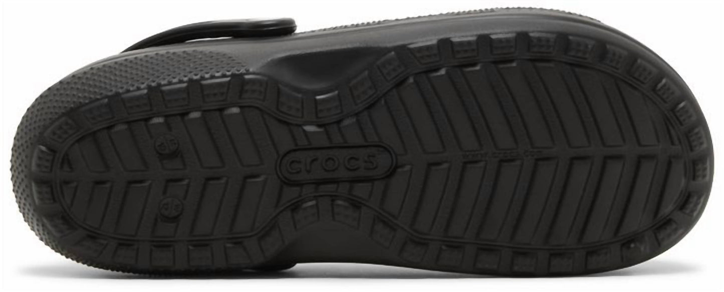 Zuecos unisex color negro