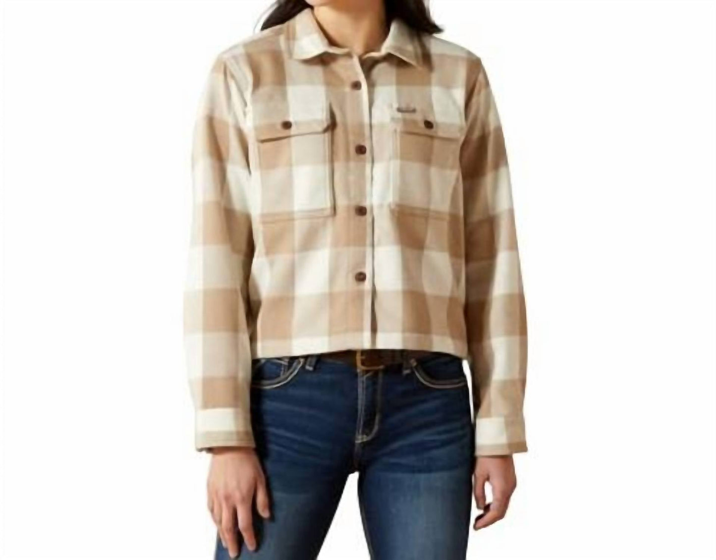 Camisa de mujer color plateado