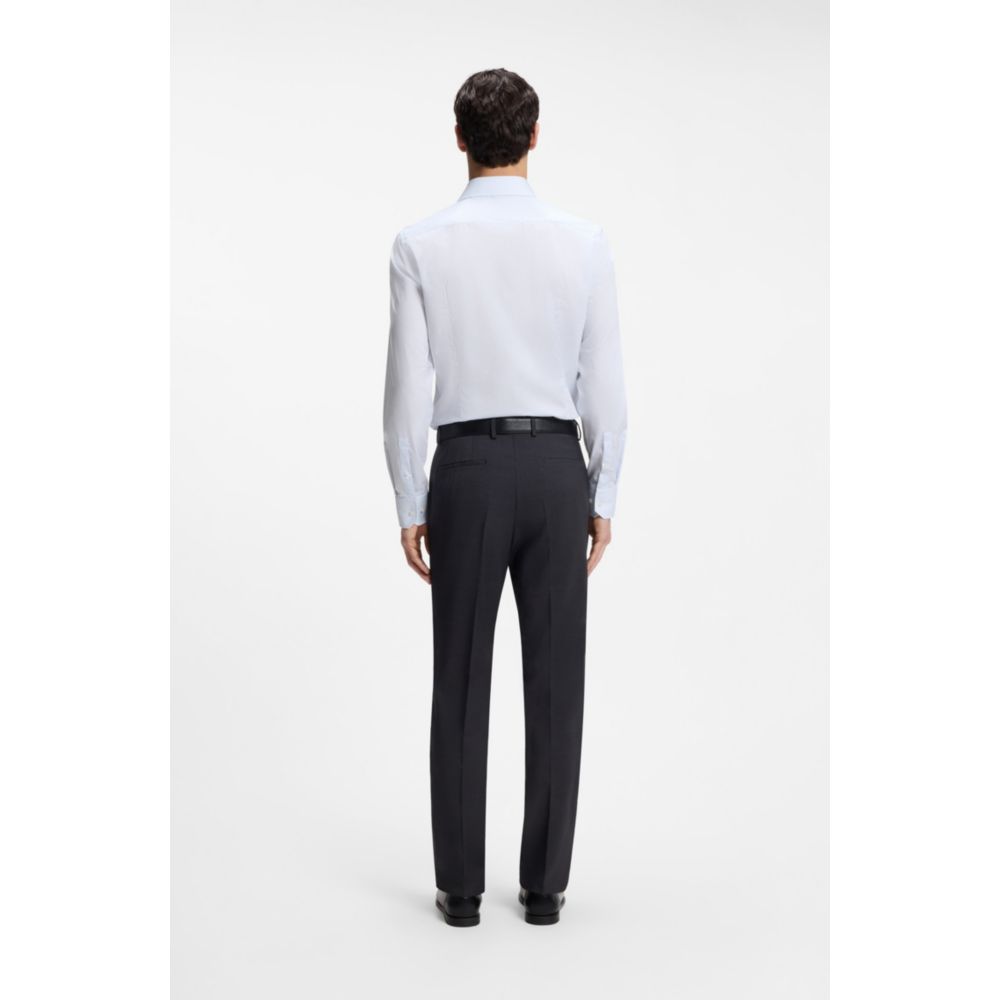 Camisa de algodón de corte ajustado
