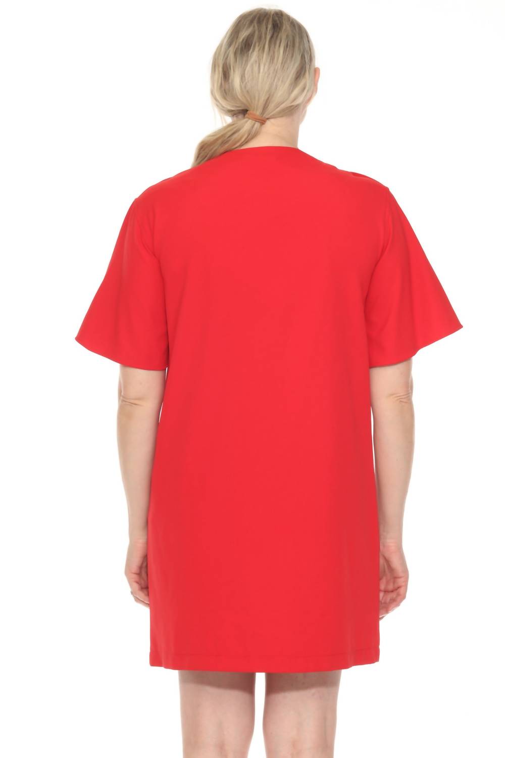 Vestido corto color rojo