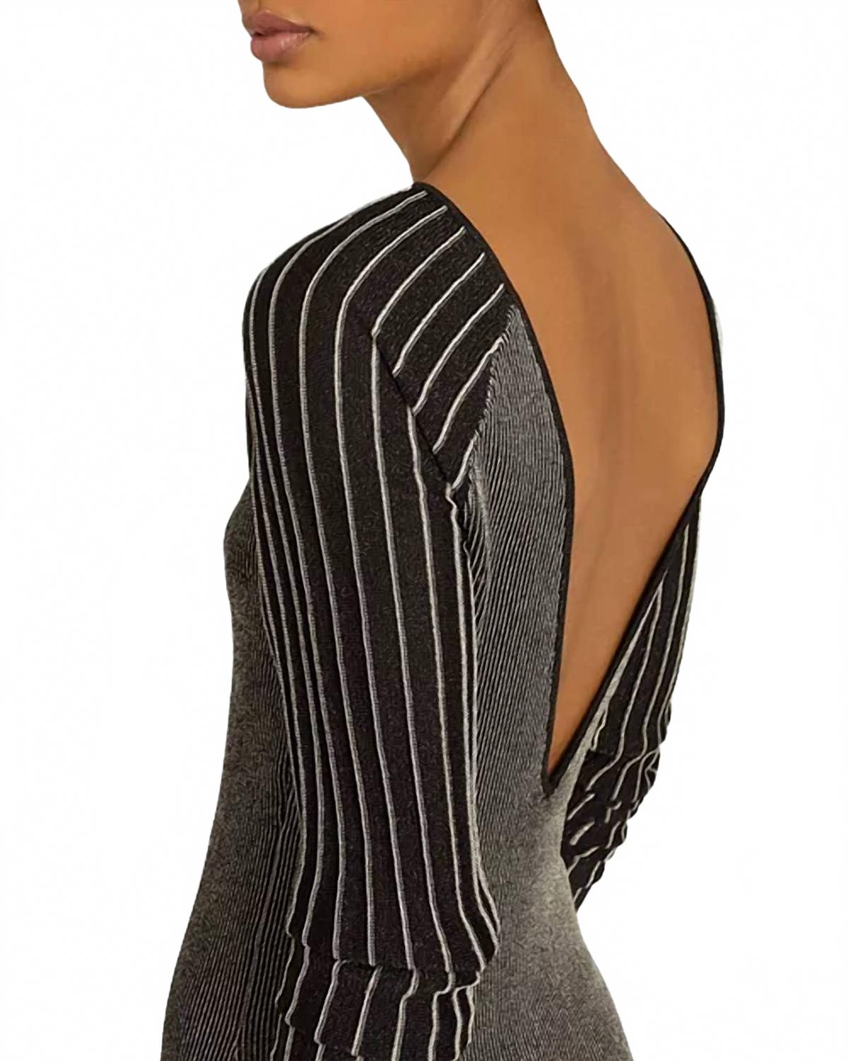 Vestido corto color negro