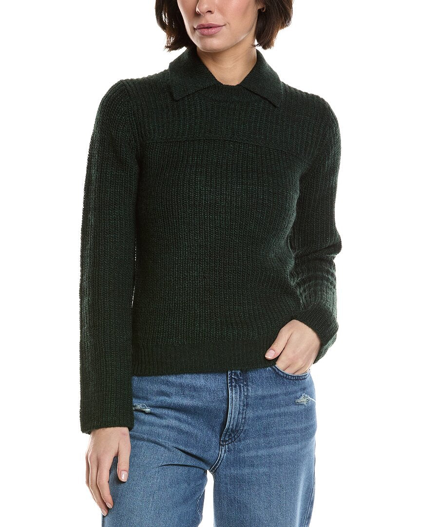 Polo de mezcla de lana
