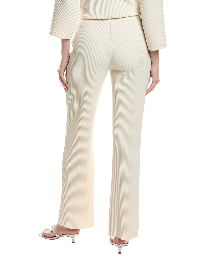 Pantalón con tejido acanalado