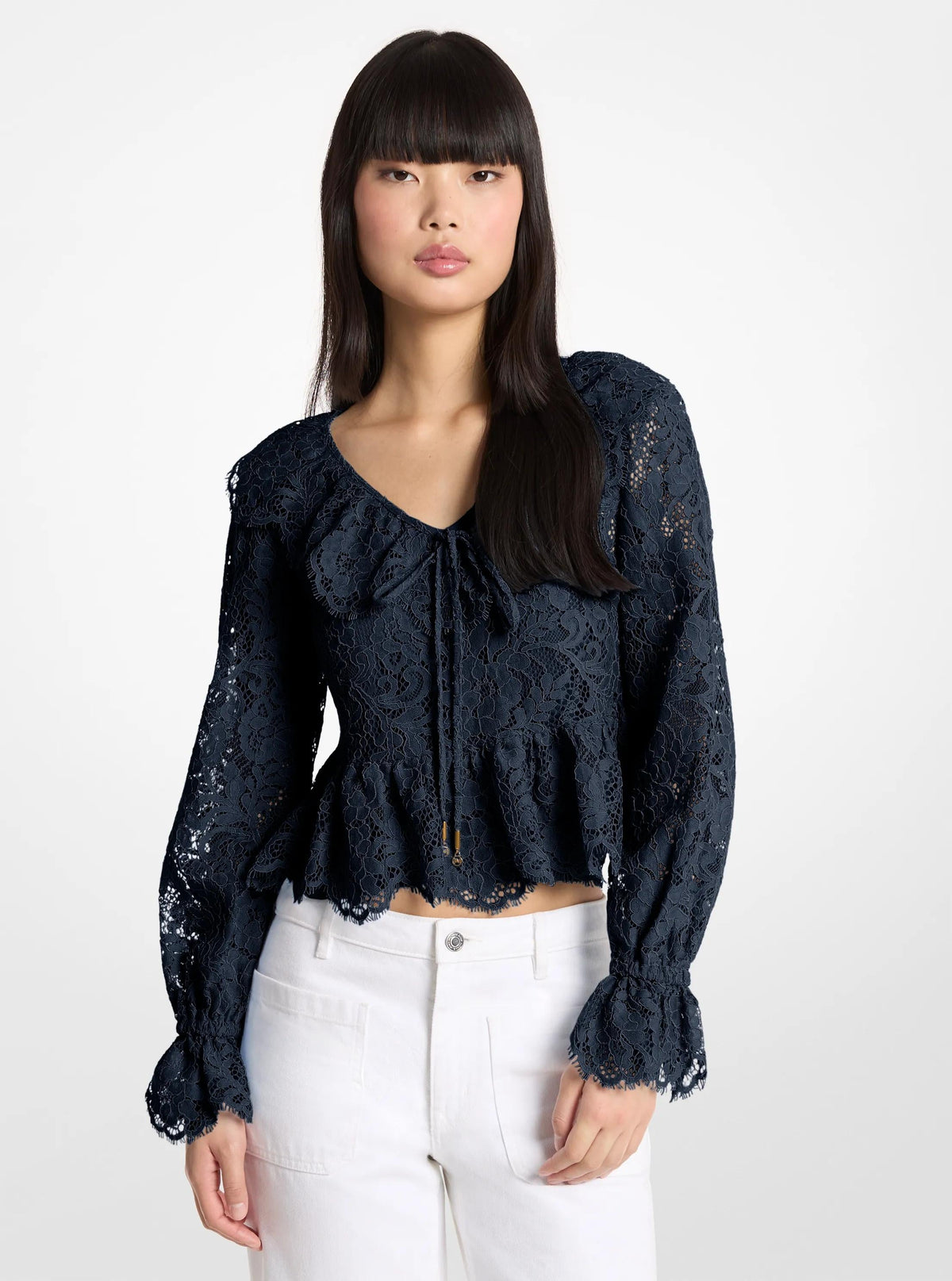 Blusa con estampado floral