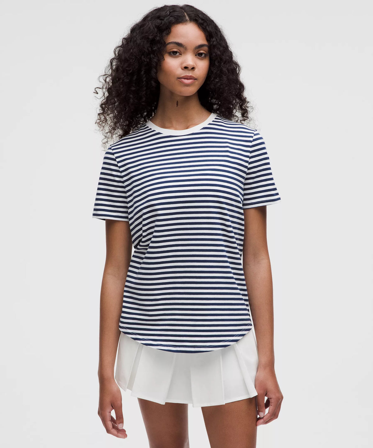 Camiseta con cuello redondo