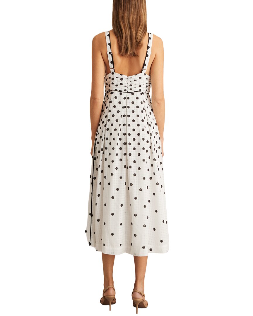 Vestido midi de lunares