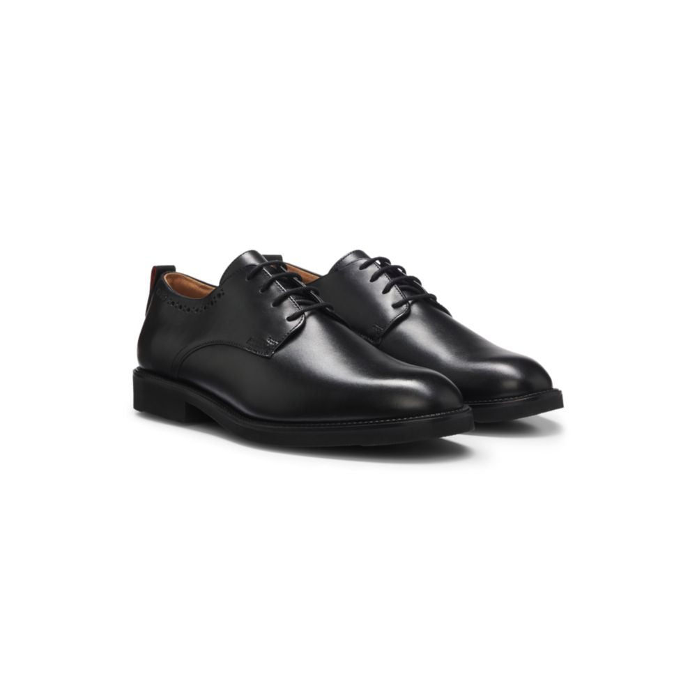Zapatos de cordones de cuero
