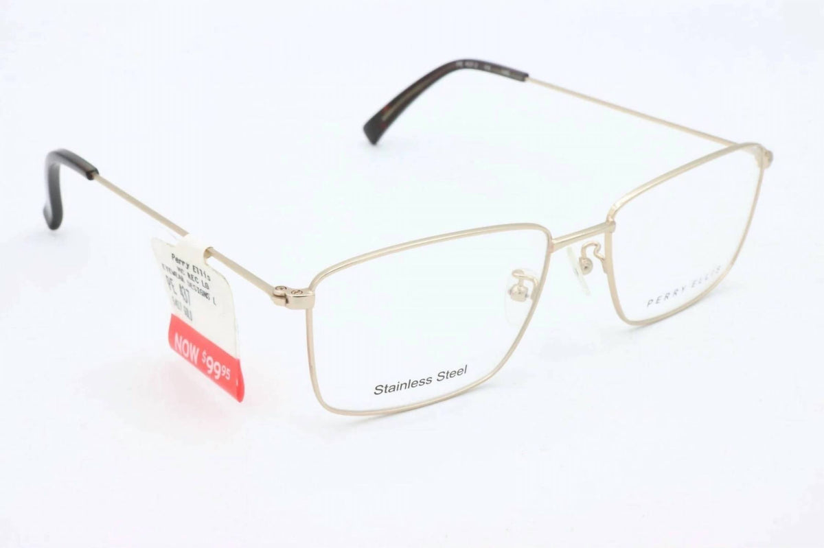 Montura para gafas de hombre color dorado