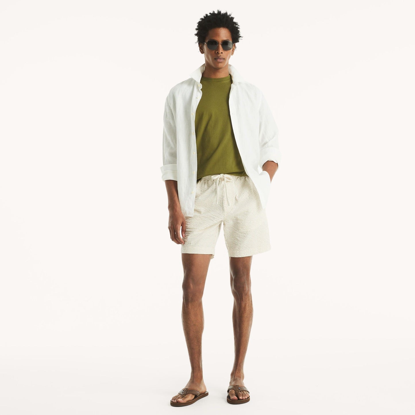Short de hombre a rayas