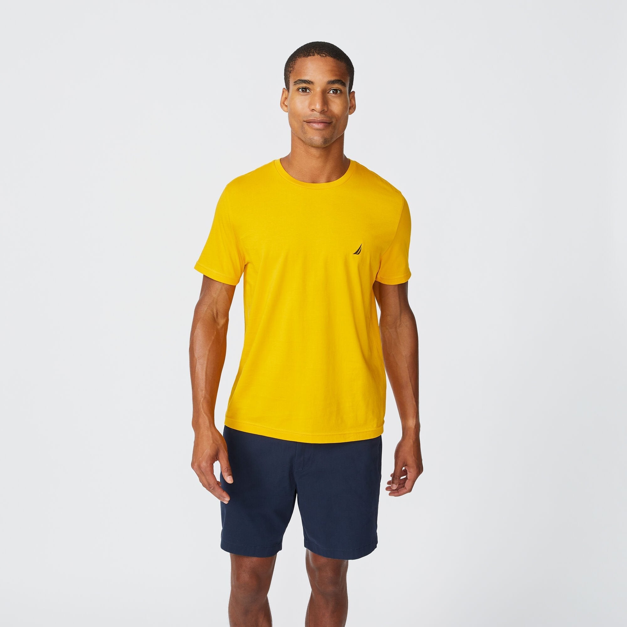 Camiseta de hombre con cuello redondo