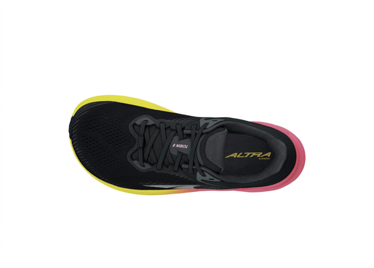 Tenis para correr de mujer color negro y rosado
