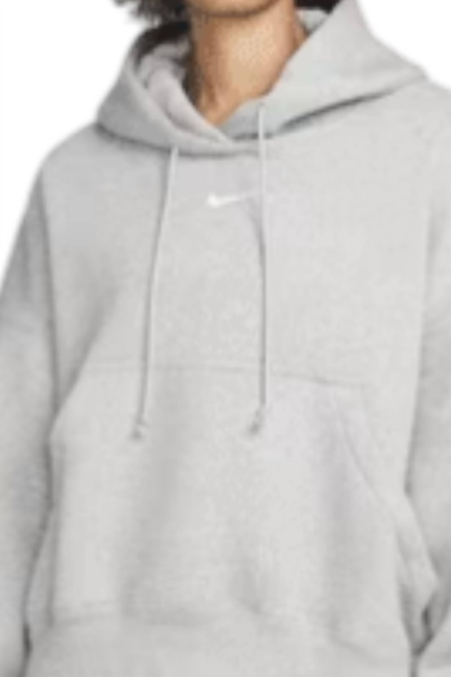 Buzo con capucha color blanco y gris