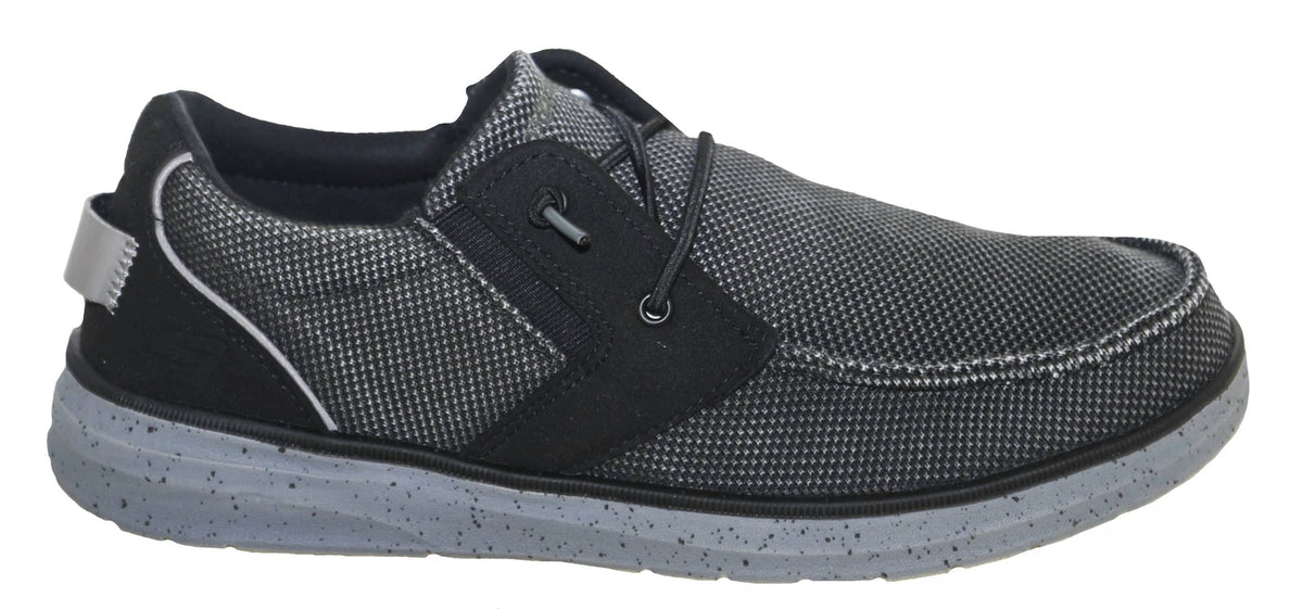 Mocasines de hombre sin cordones color negro
