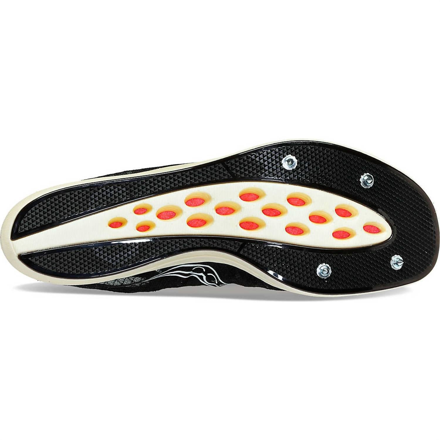Zapatillas con clavos de hombre color negro