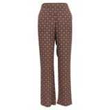 Theory Estampados Pierna Recta en Seda Multicolor