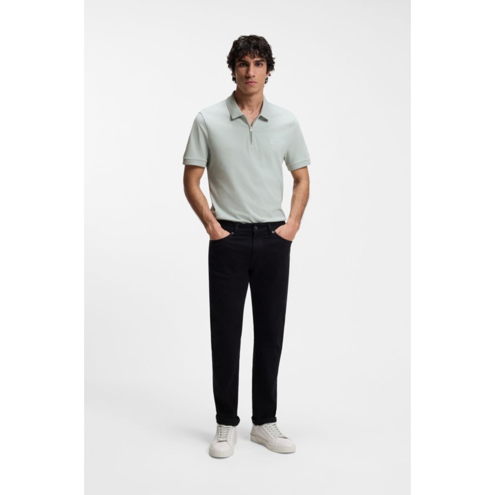 Polo de algodón de corte ajustado