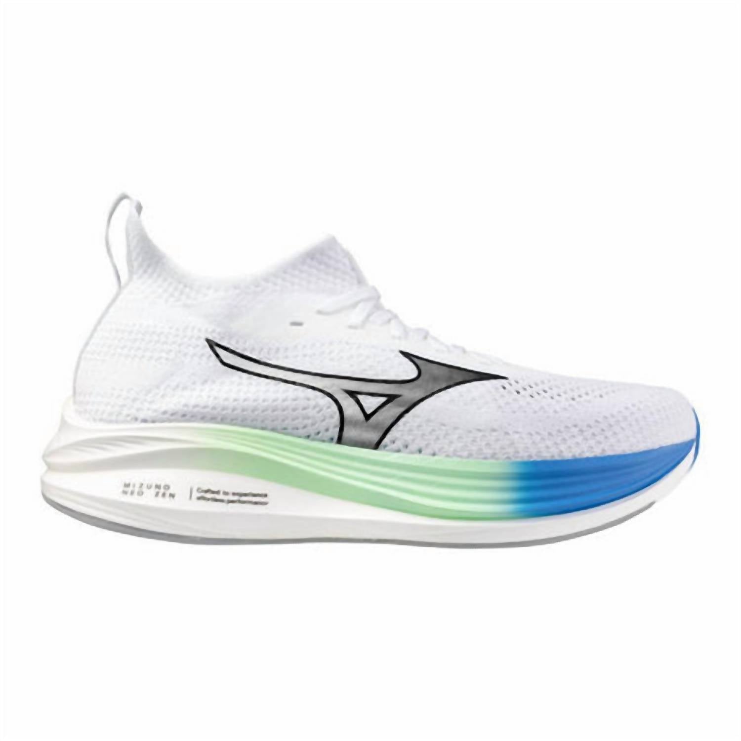 Zapatos de hombre color blanco y azul