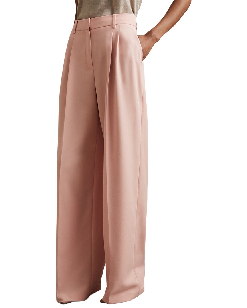 Pantalón de pierna ancha con pliegues