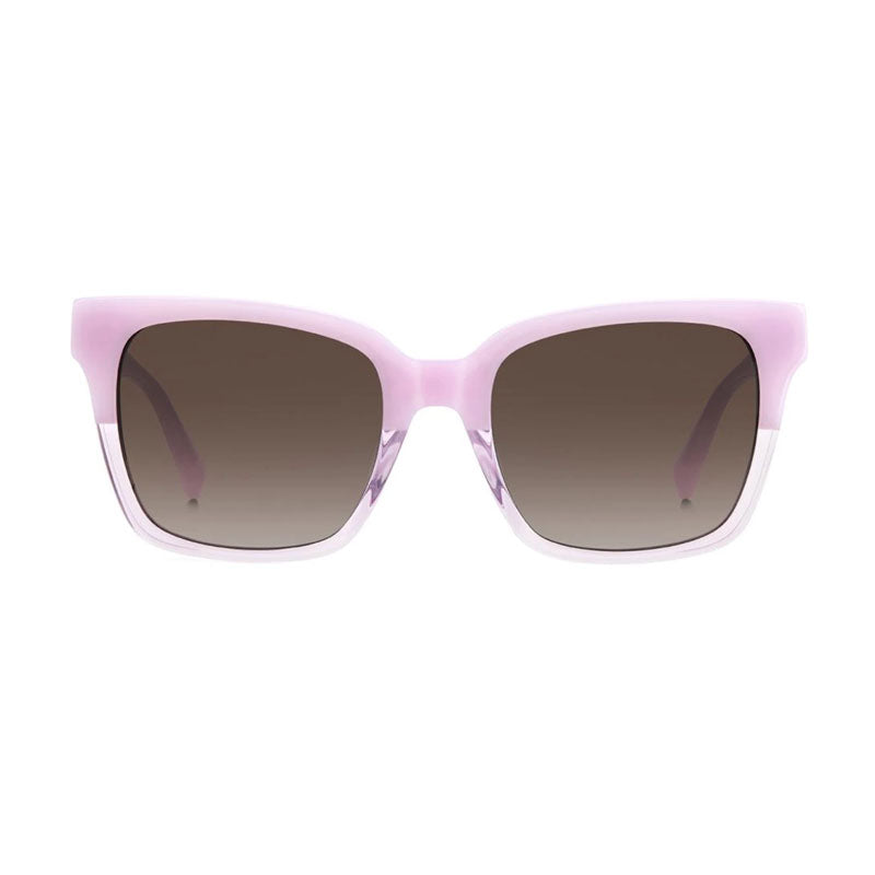 Gafas color café y violeta