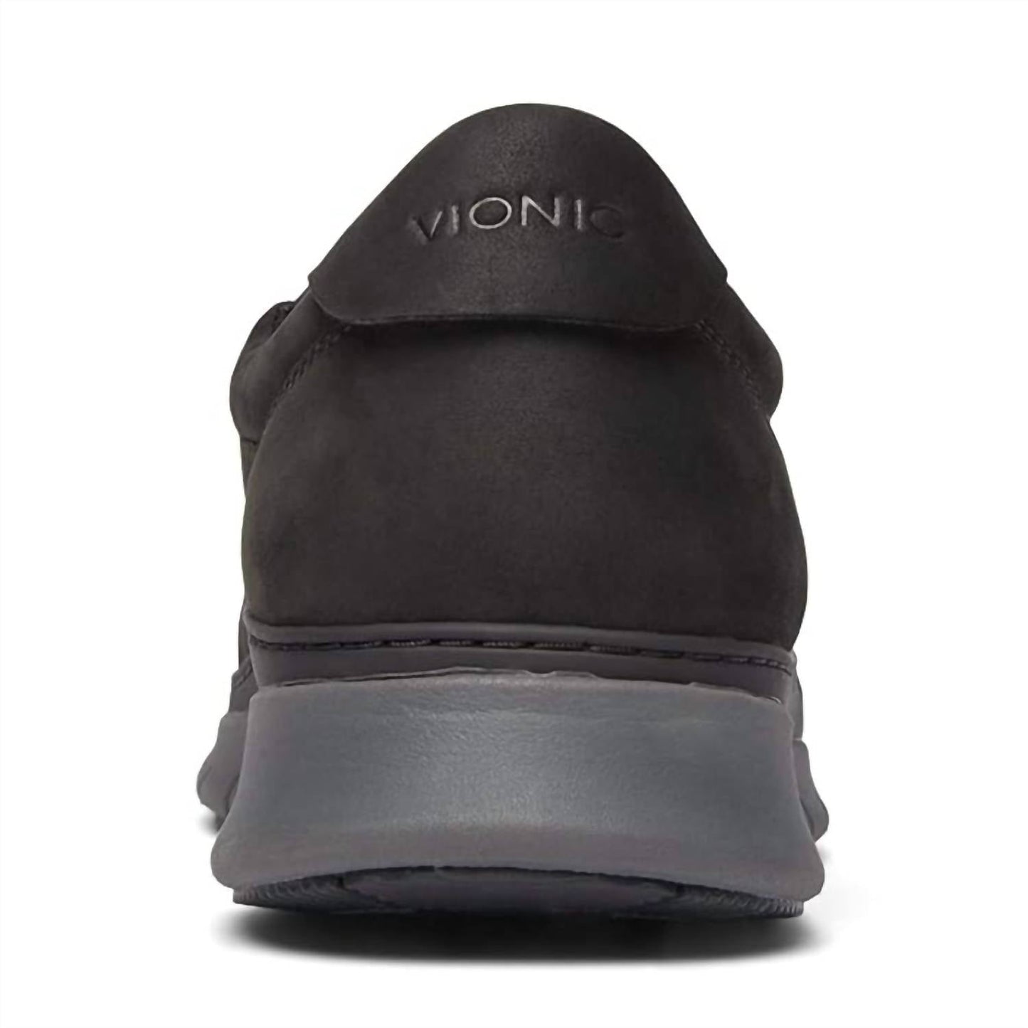 Zapatos de hombre de nobuk sin cordones color negro
