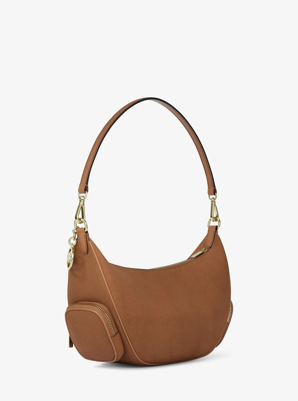Bolso de hombro de gamuza