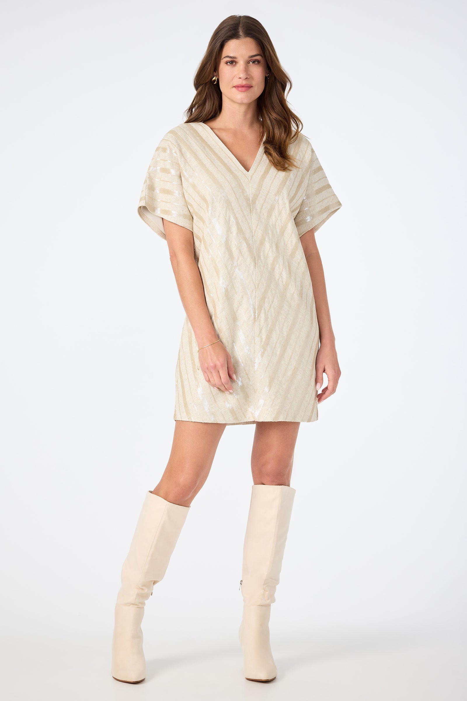 Vestido de manga corta