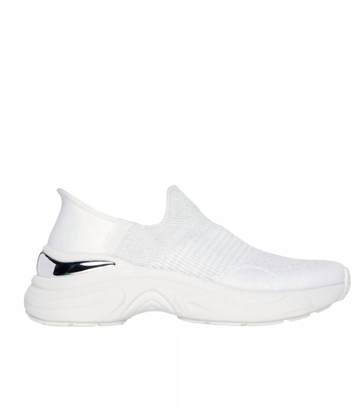 Zapatos de mujer color blanco y plateado