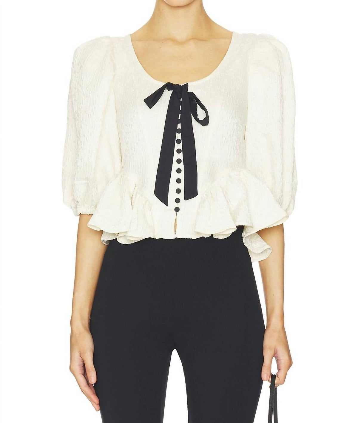 Top color blanco
