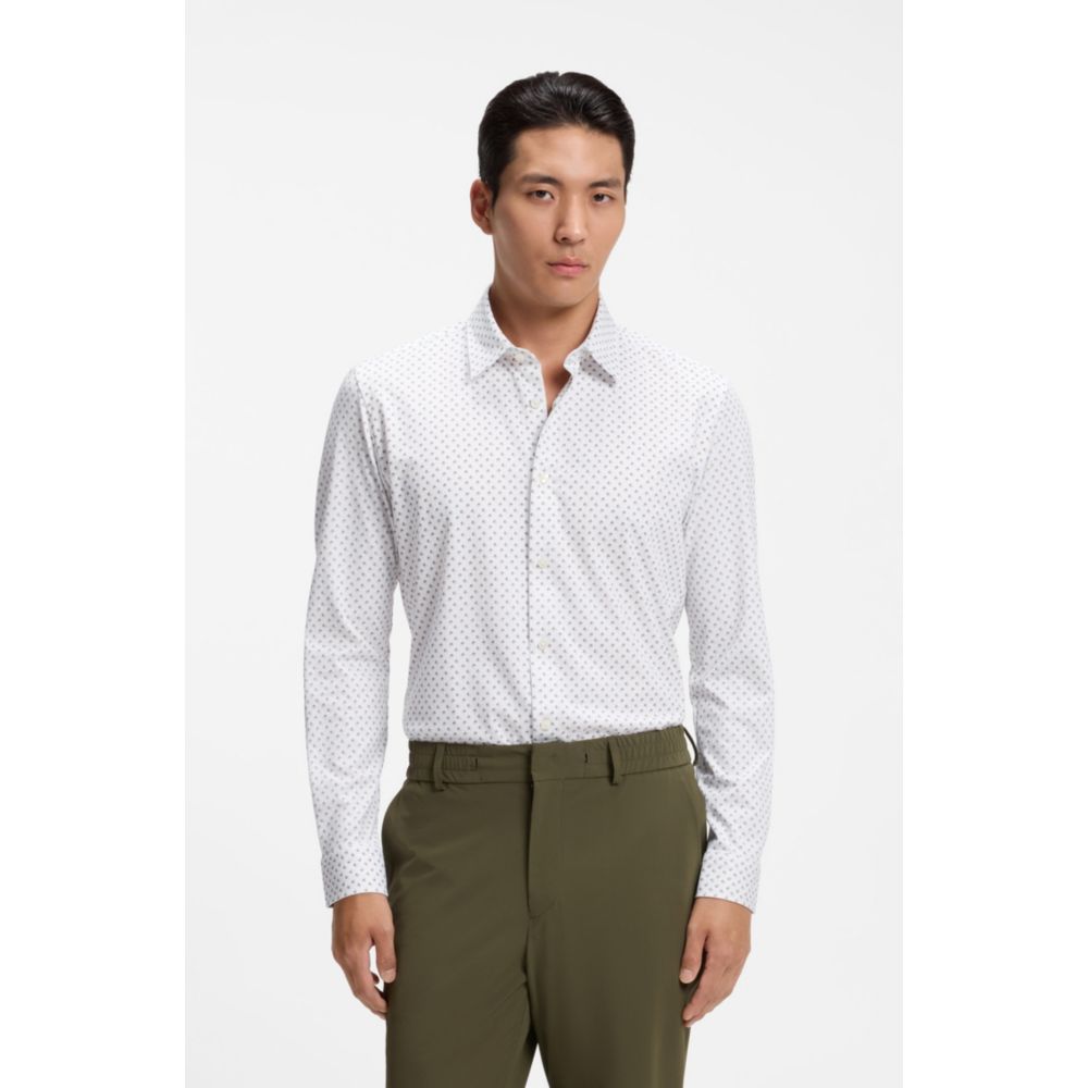 Camisa de corte ajustado con estampado