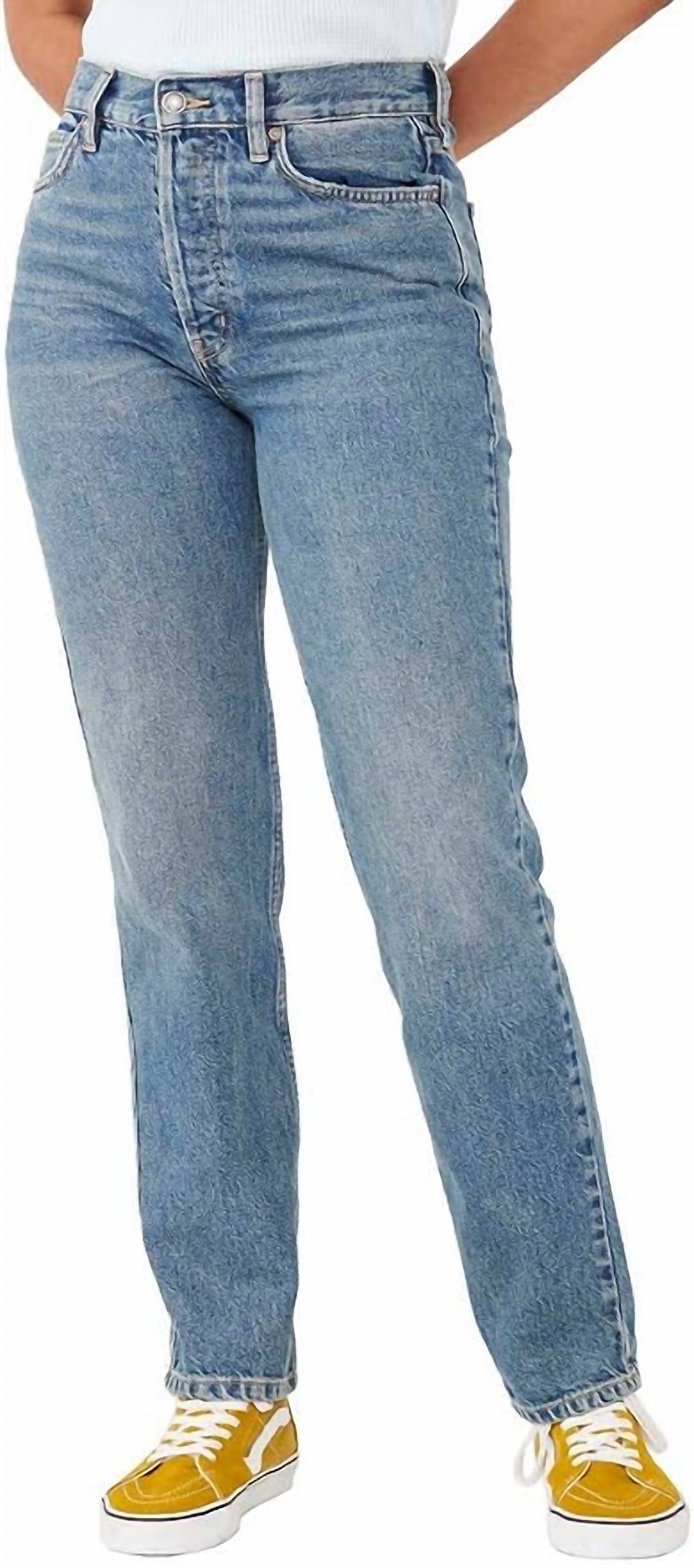 Jean color azul