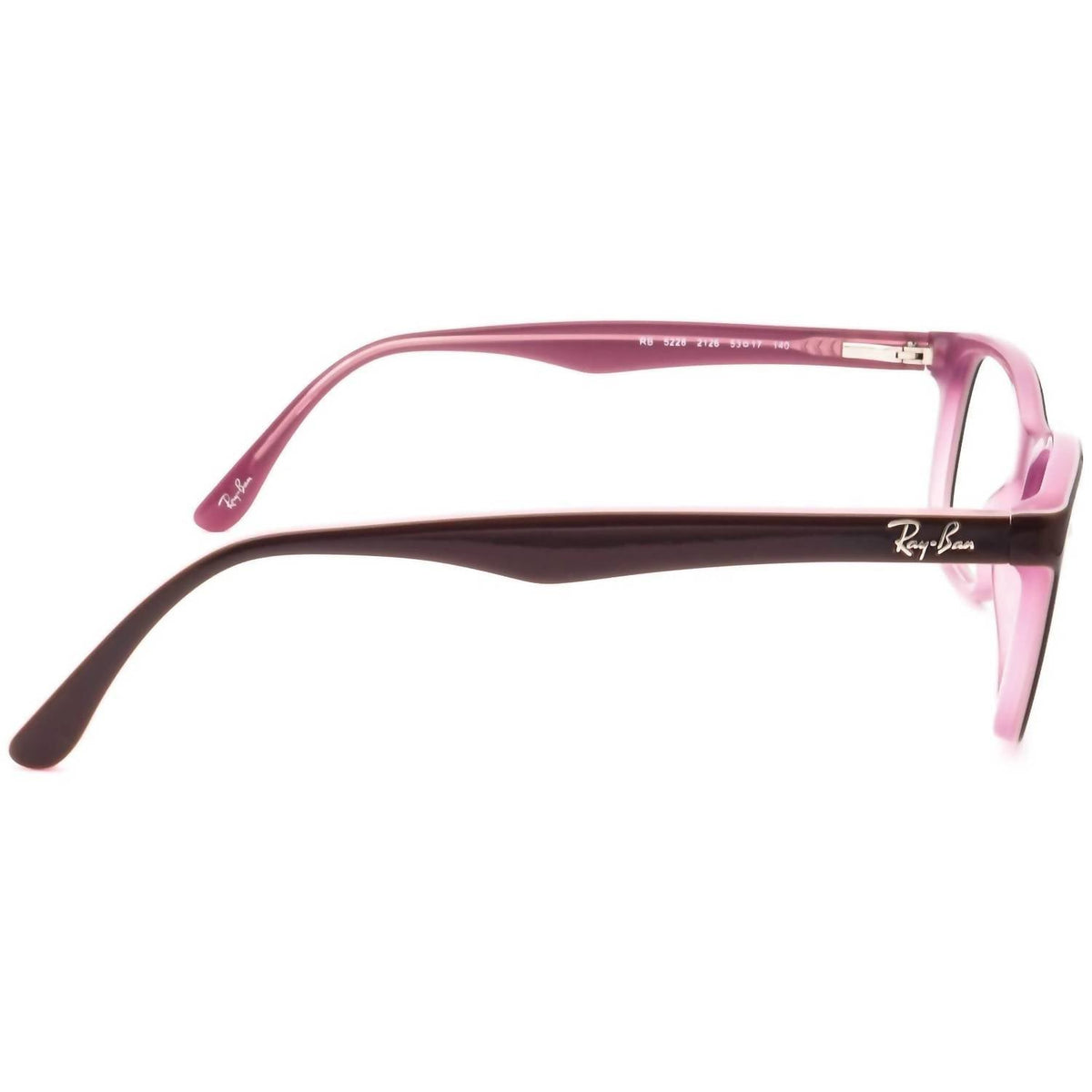 Montura para gafas unisex color café y rosado