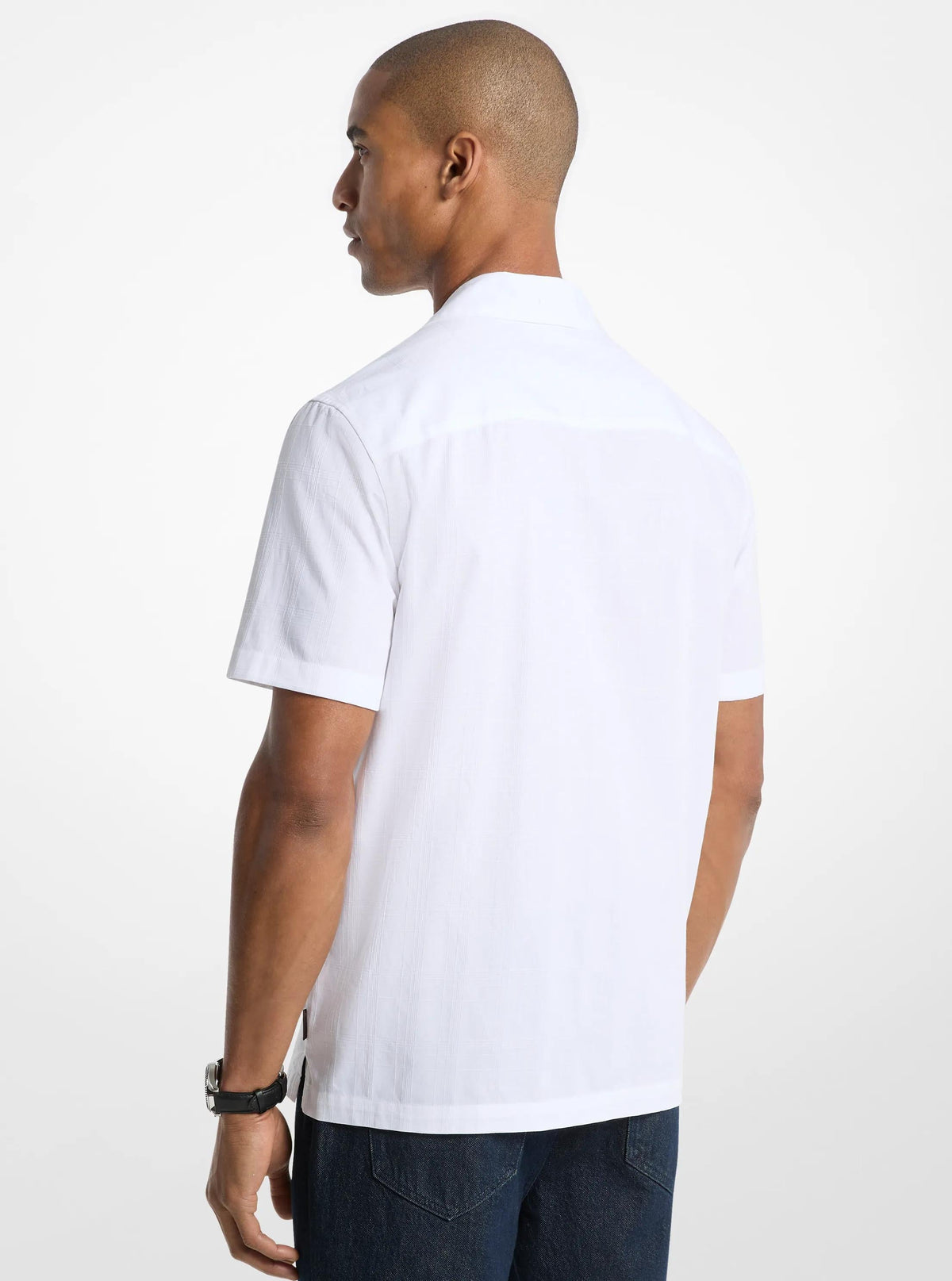 Camisa de algodón de manga corta