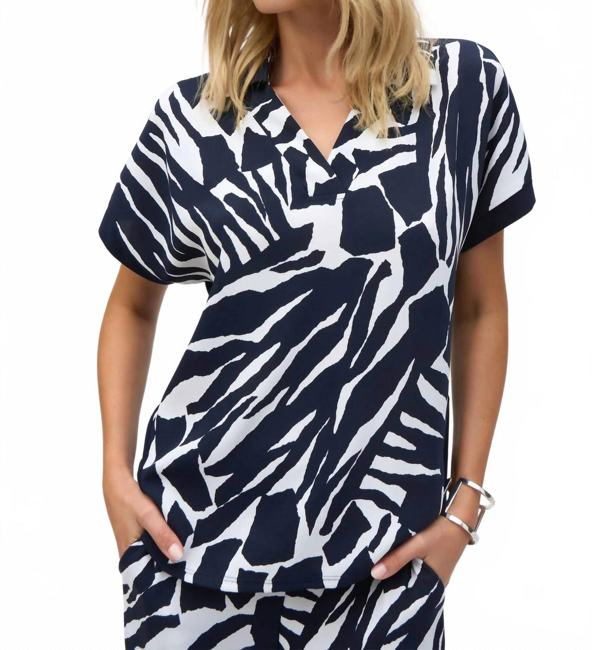 Top color azul