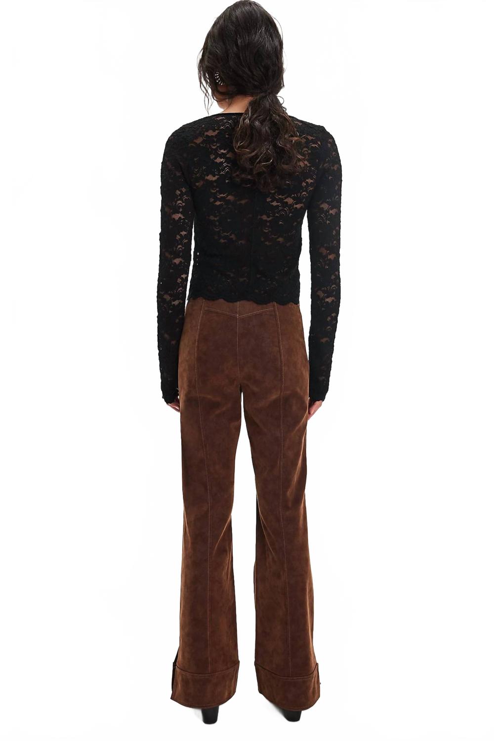 Pantalón de gamuza