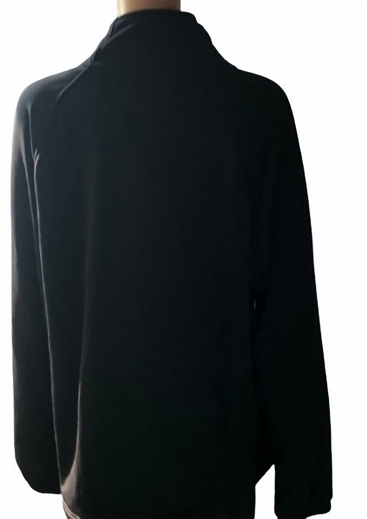 Chaqueta de mujer de manga larga color negro