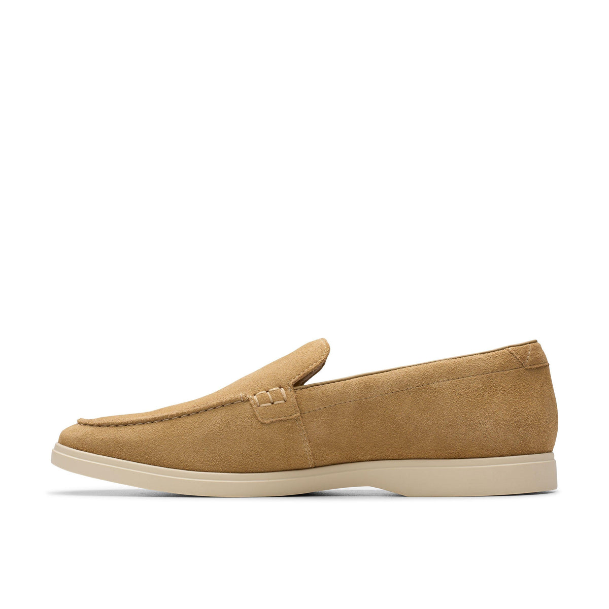 Calzado de gamuza color beige