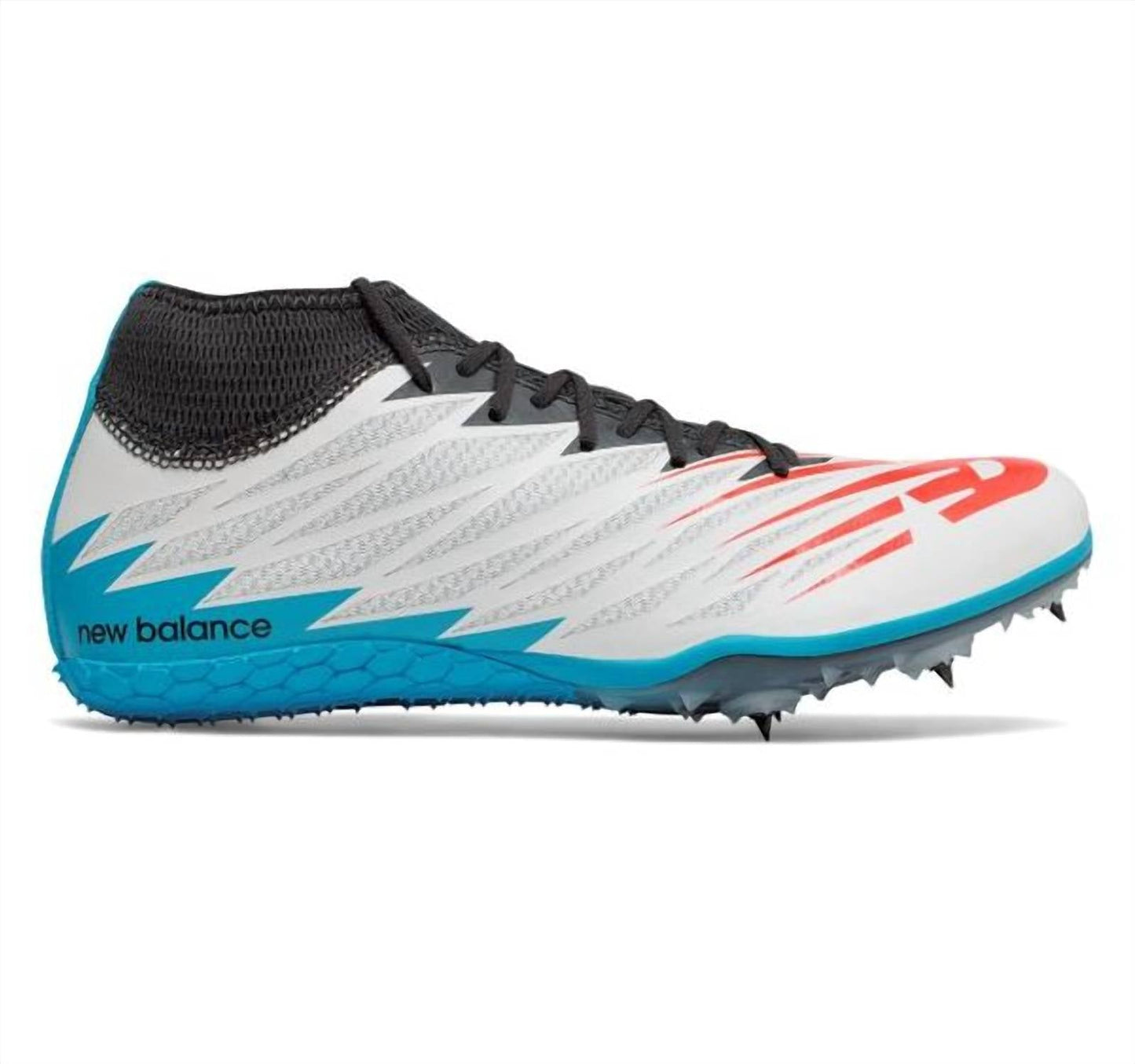 Zapatillas con clavos de hombre color blanco y azul