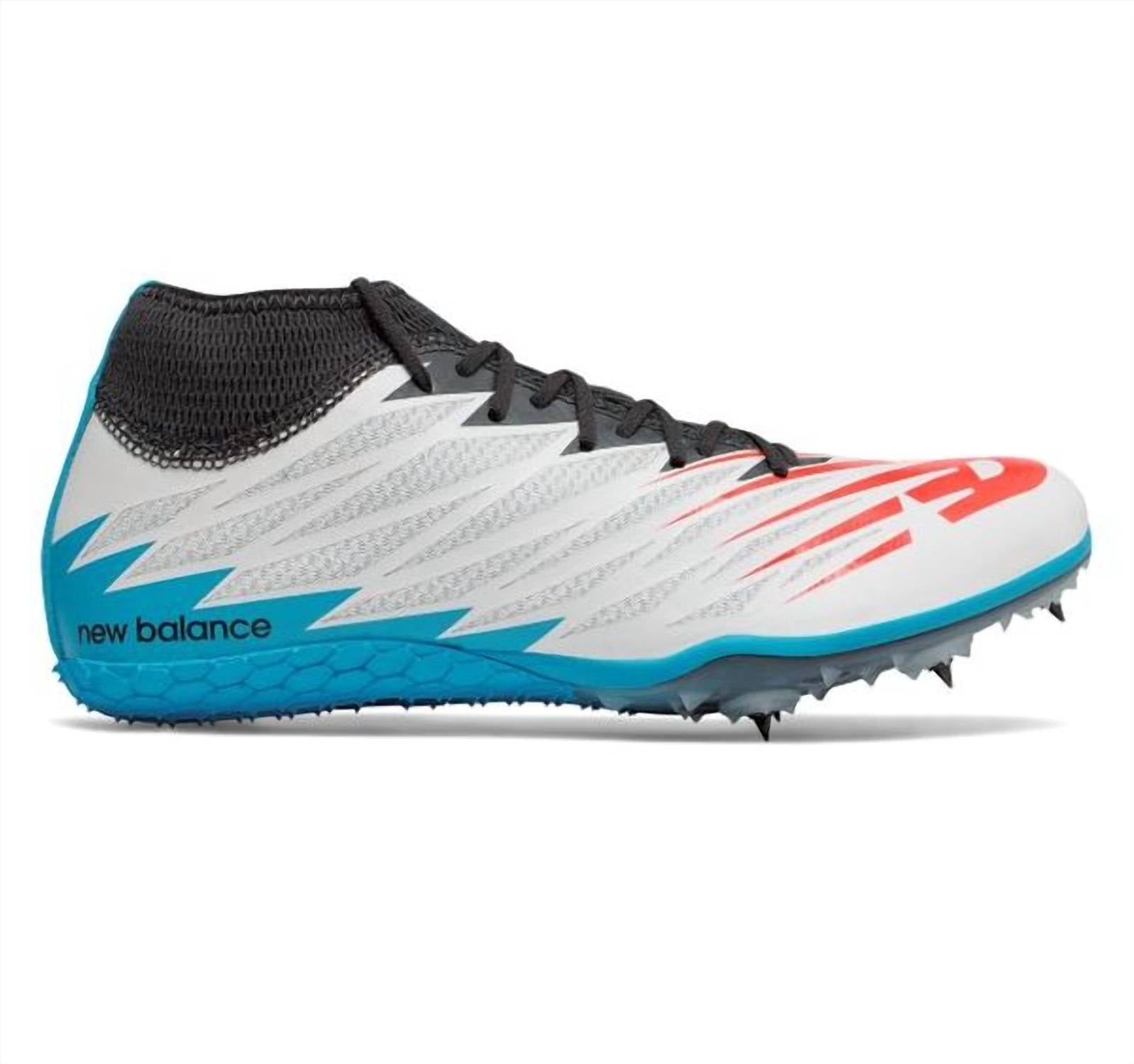 Zapatillas con clavos de hombre color blanco y azul