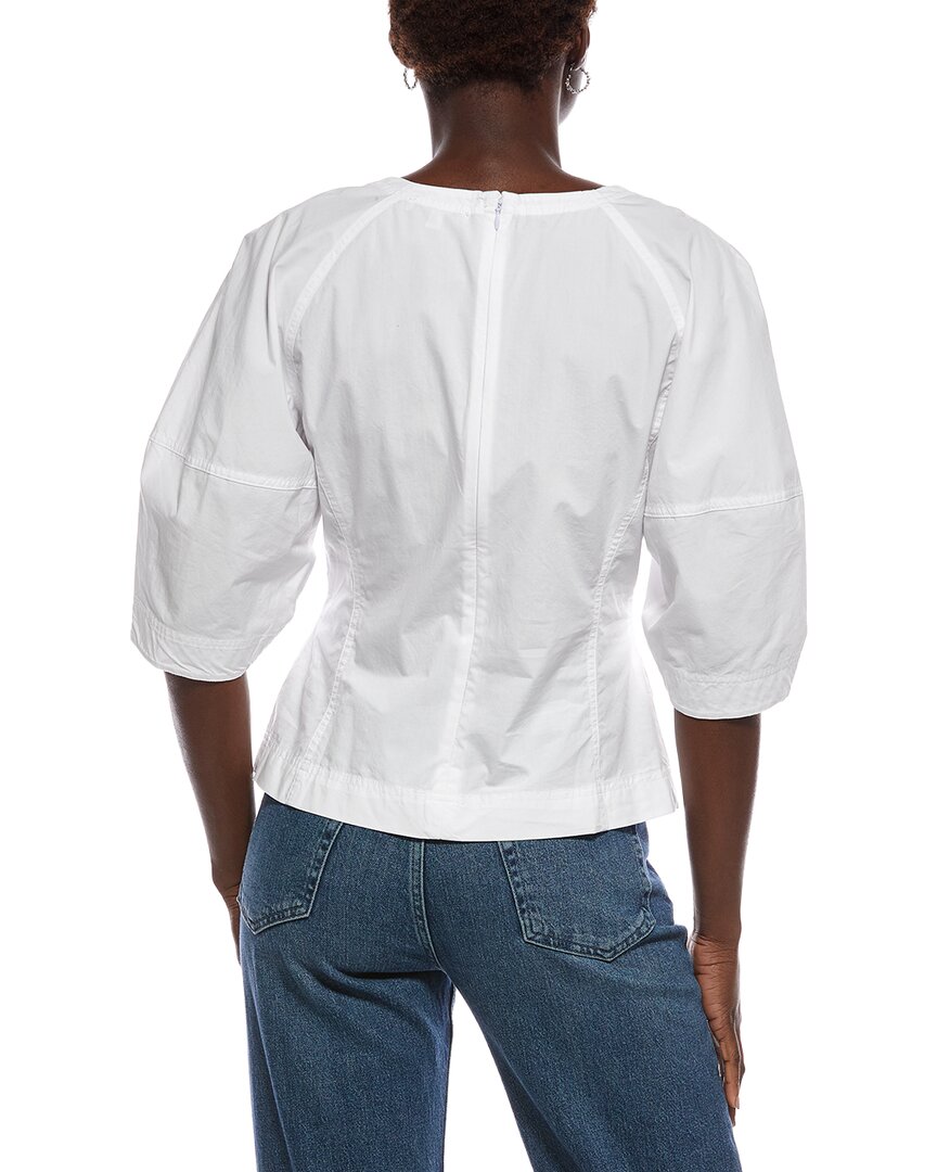 Top con cuello en V