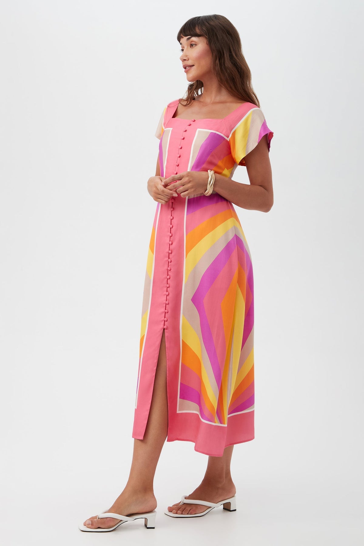 Vestido de manga corta