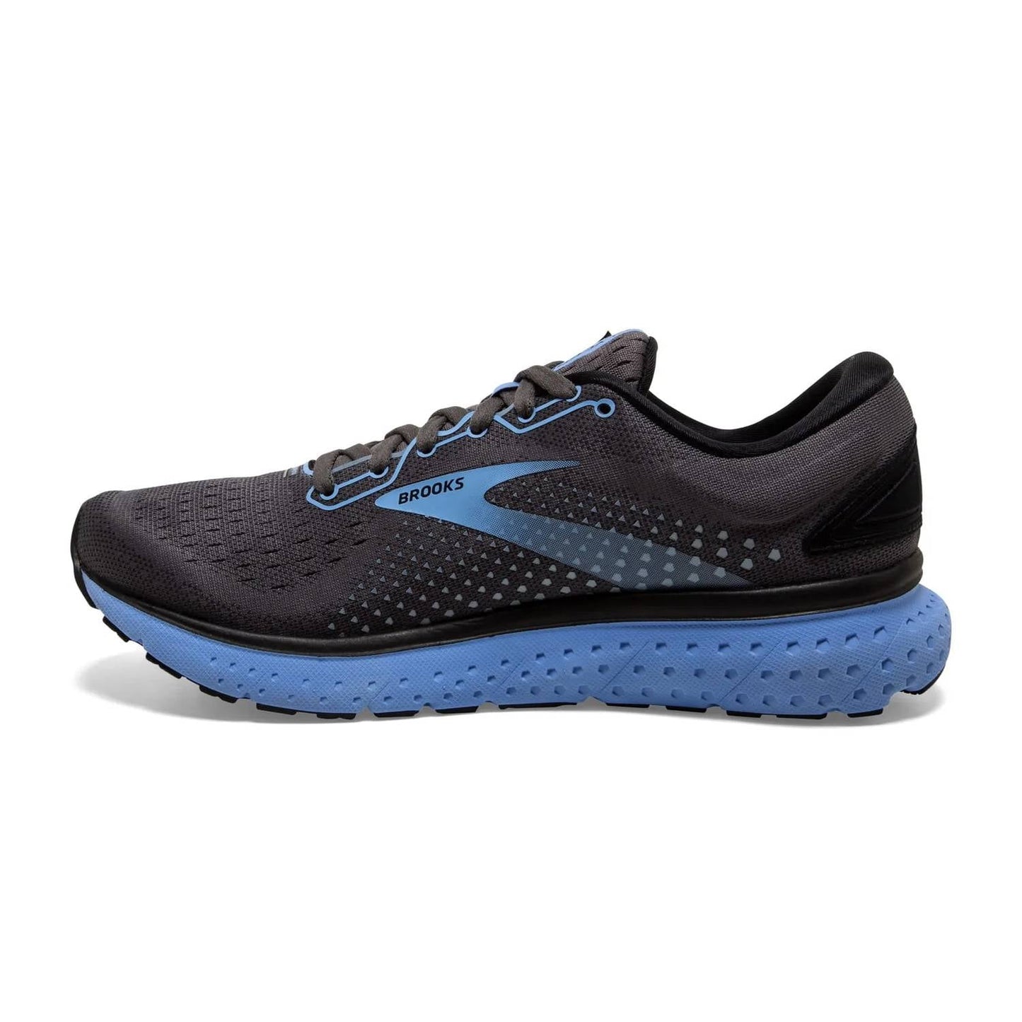 Tenis para correr de mujer color negro y azul