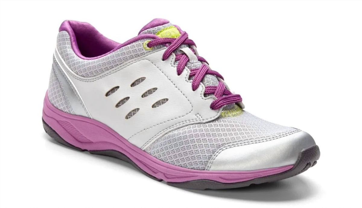 Tenis de mujer color plateado