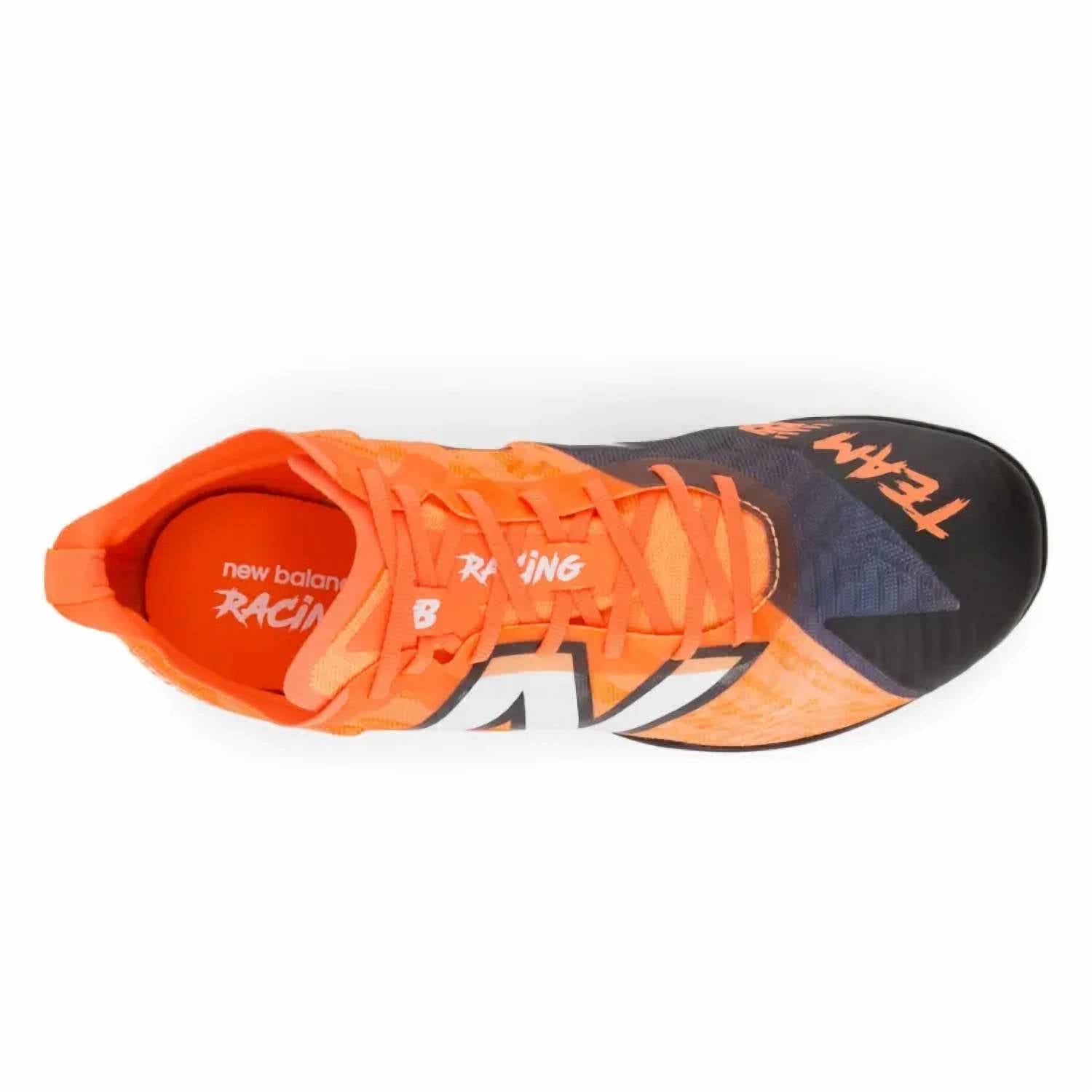 Zapatos de hombre color negro y naranja