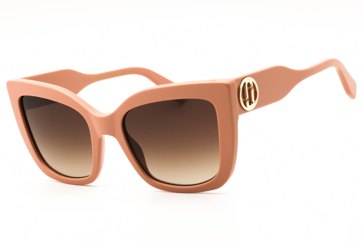 Gafas color café y rosado