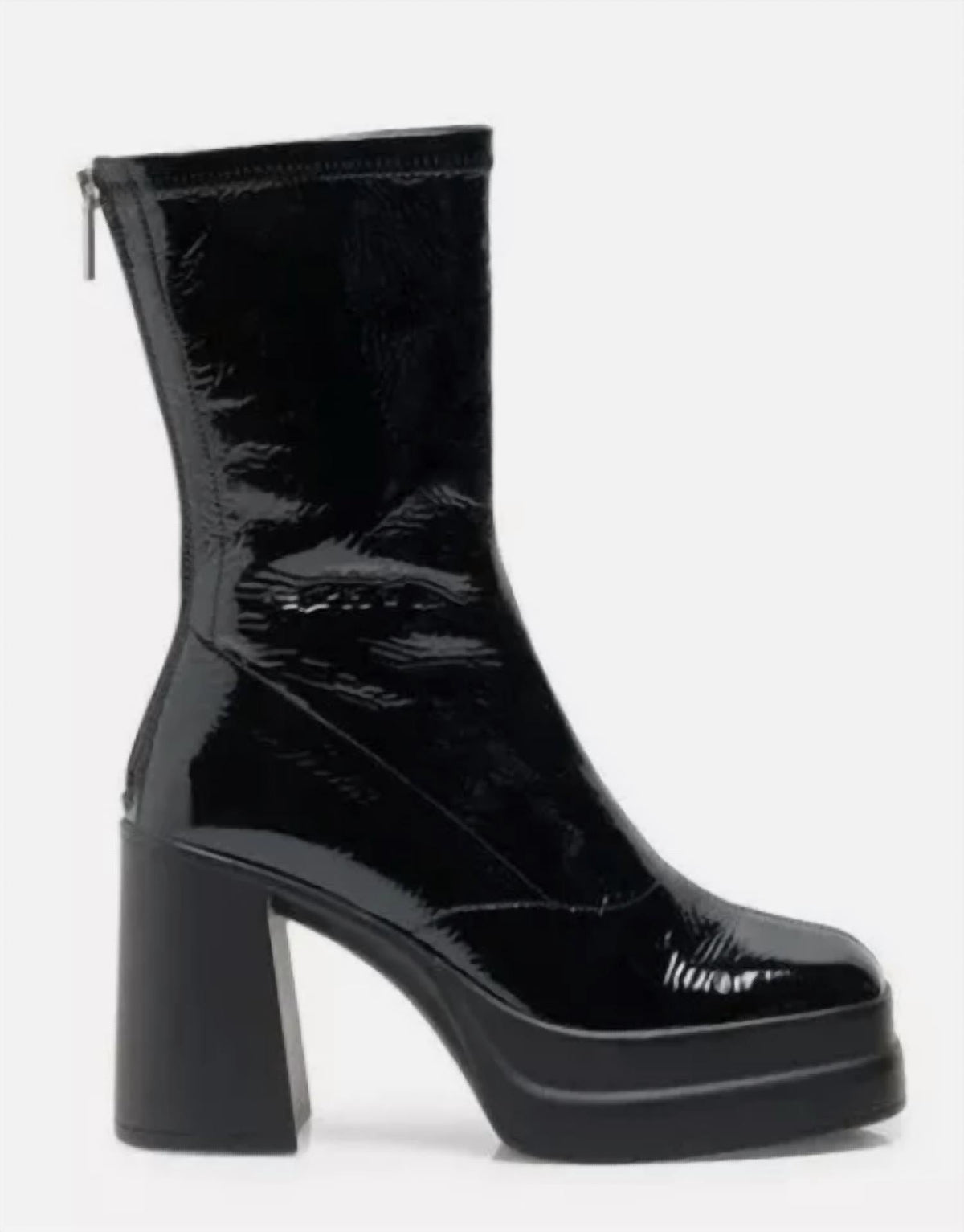 Botas con plataforma color negro