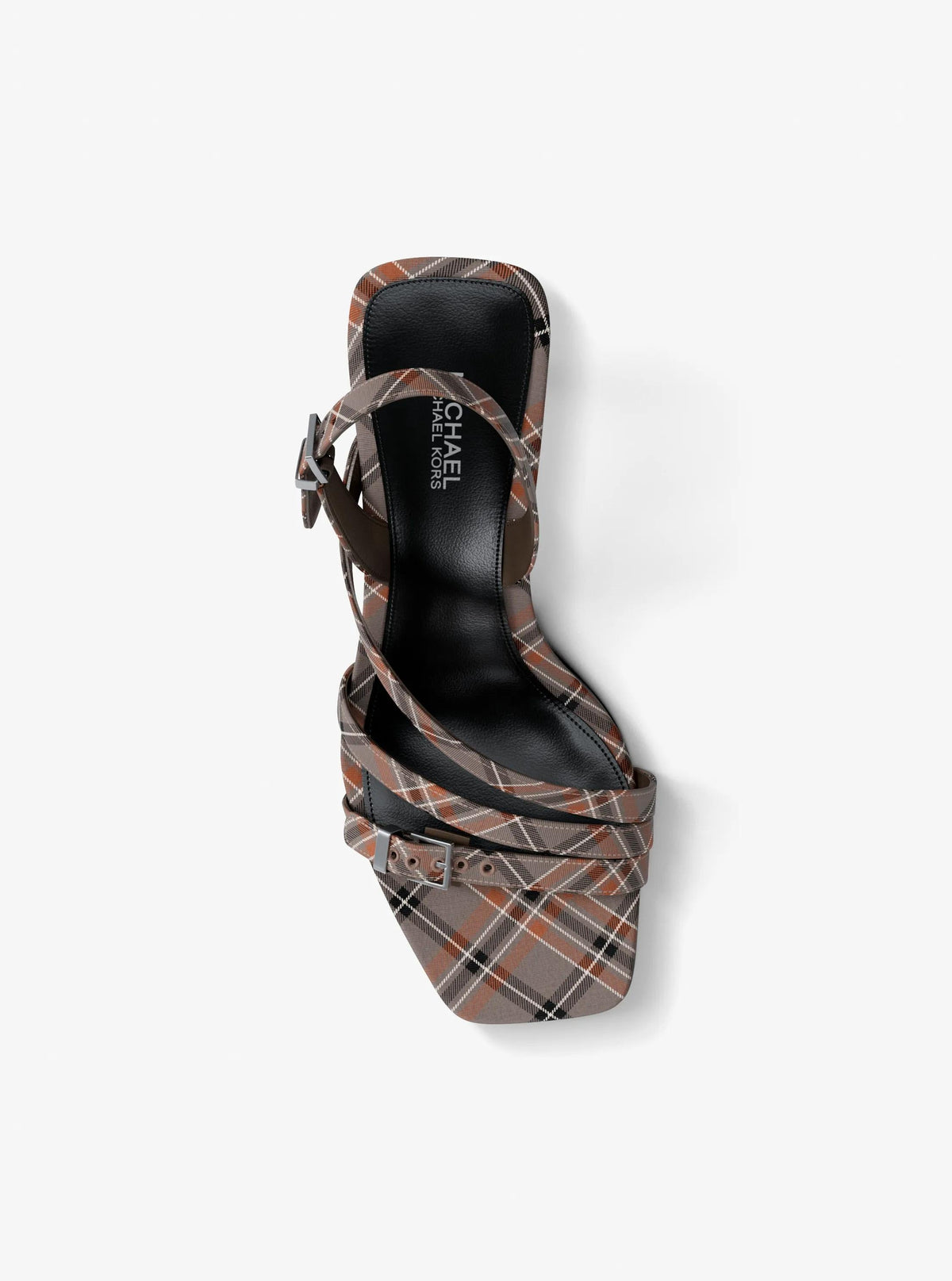Sandalias a cuadros