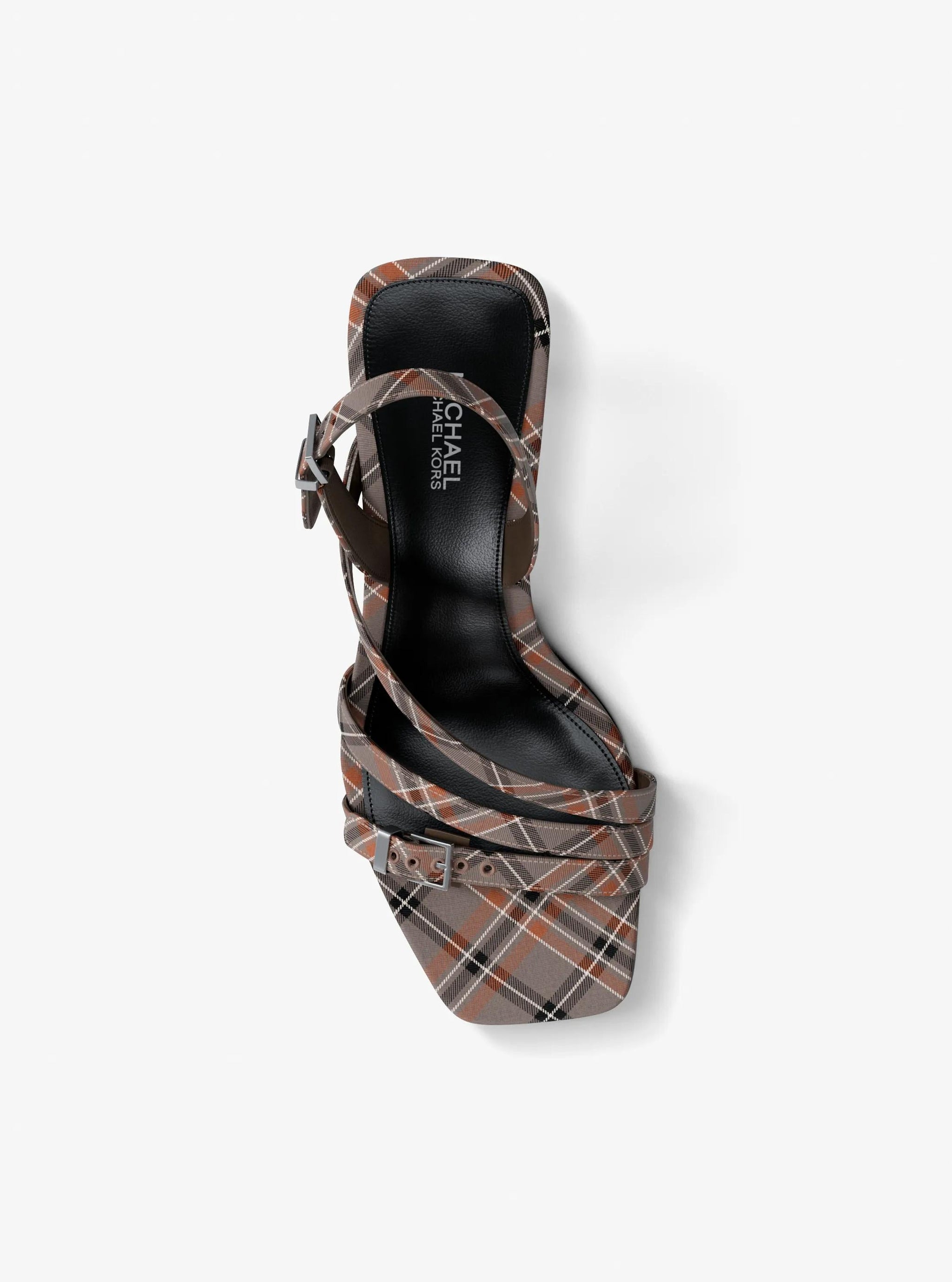 Sandalias a cuadros